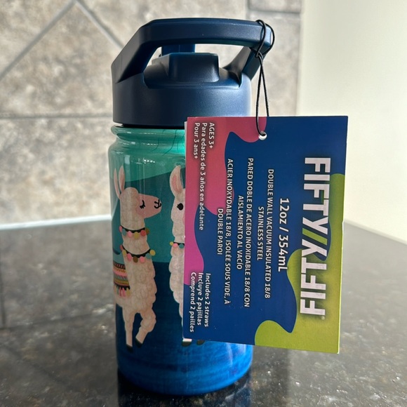 New 12oz water bottle with llamas 🦙 - Picture 2 of 3